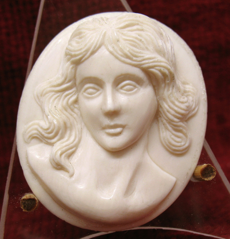 Woman with outstretched hair